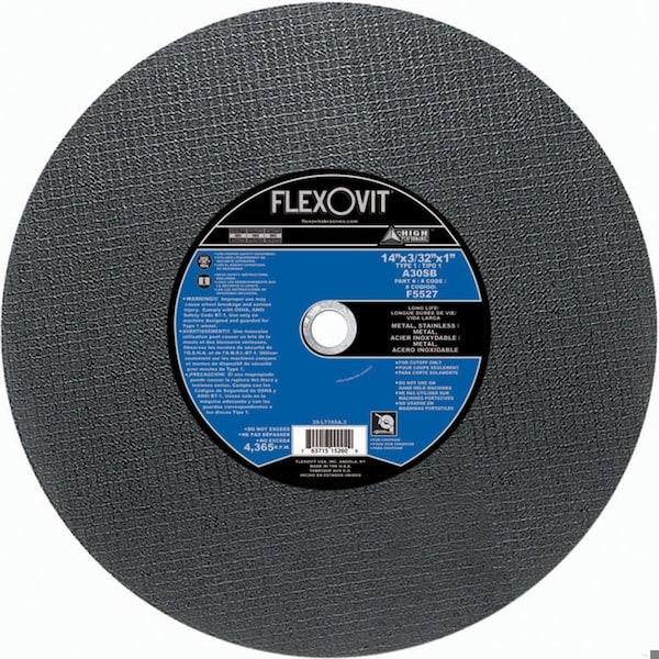 Flexovit REINFORCED CUTOFF WHEEL HIGH F5527 - main